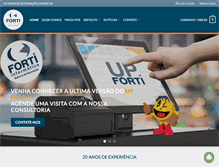 Tablet Screenshot of fortiinformatica.com.br